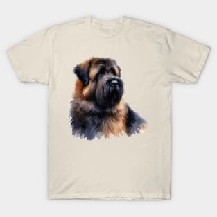 Bouvier des Flandres Watercolor - Beautiful Dog T-Shirt